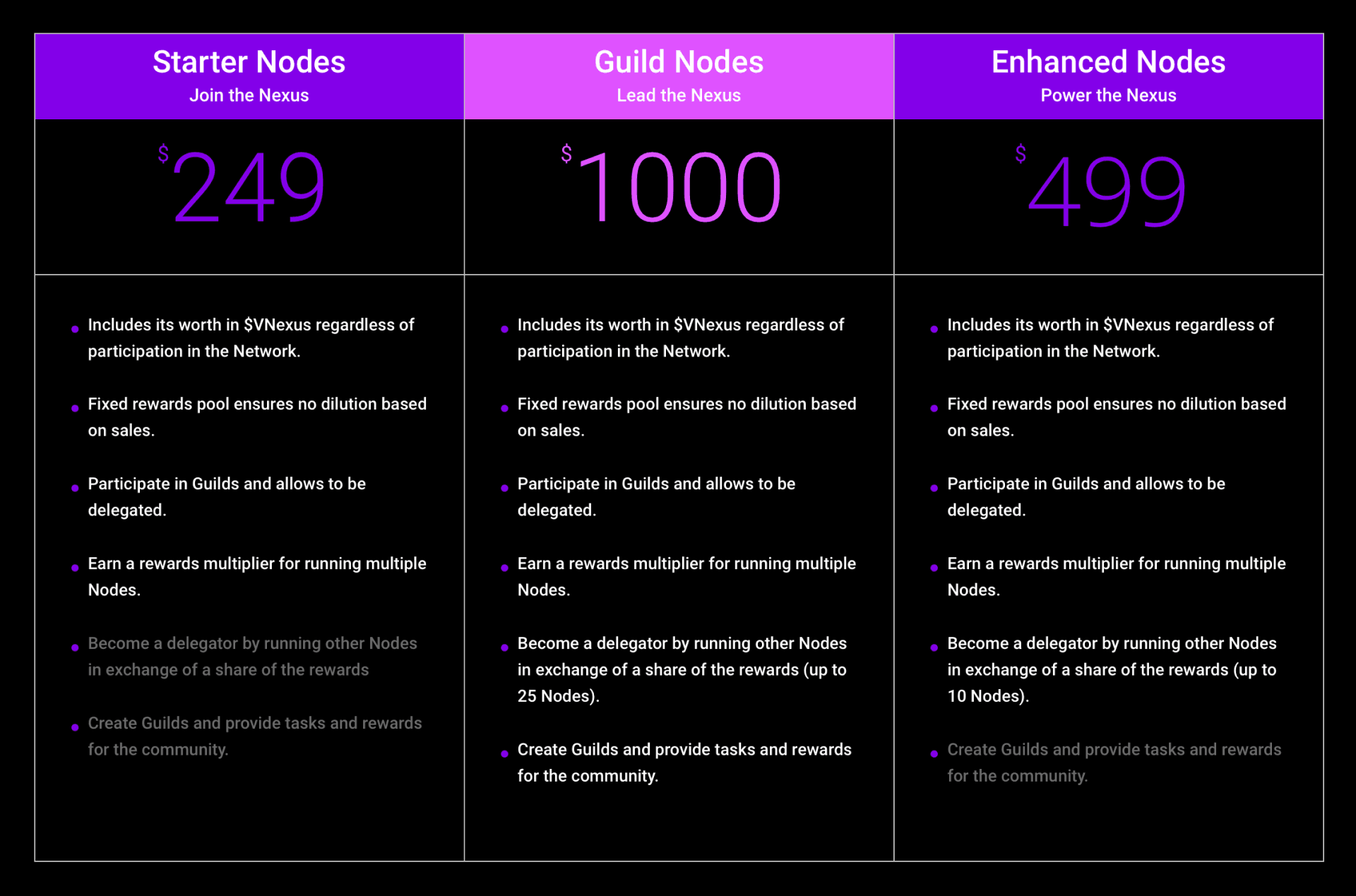VisionNexus Node Flavors